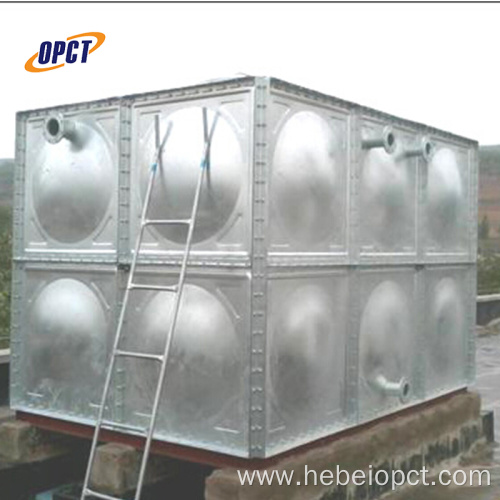 6000 liter agriculture HDG galvanized steel water tank
